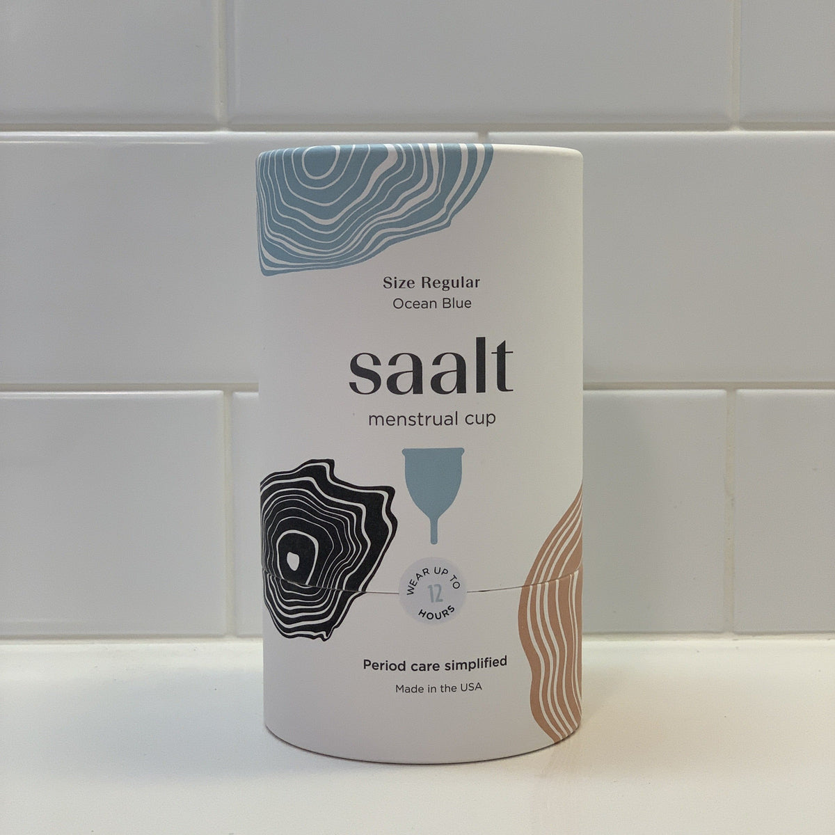 Saalt Menstrual Cup - Ocean Blue