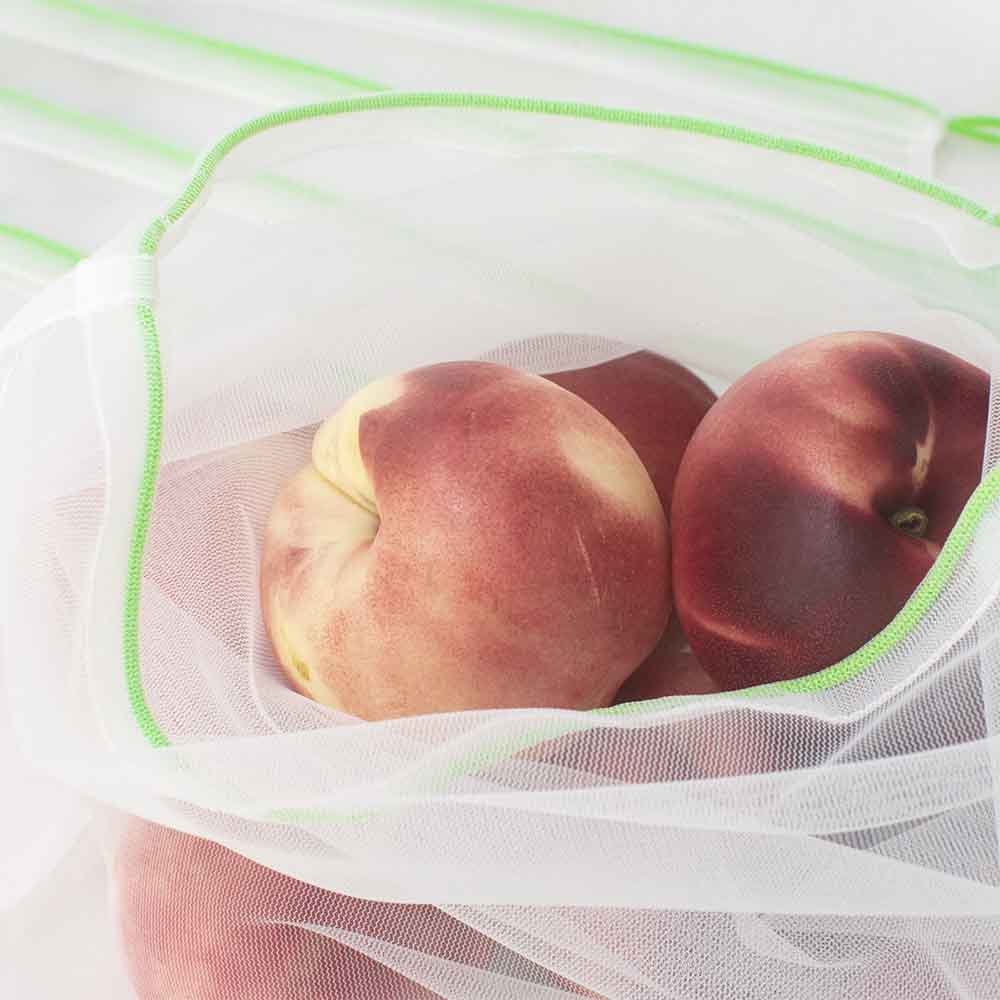 Medium Reusable Produce Bags - Mesh (Set of 5)