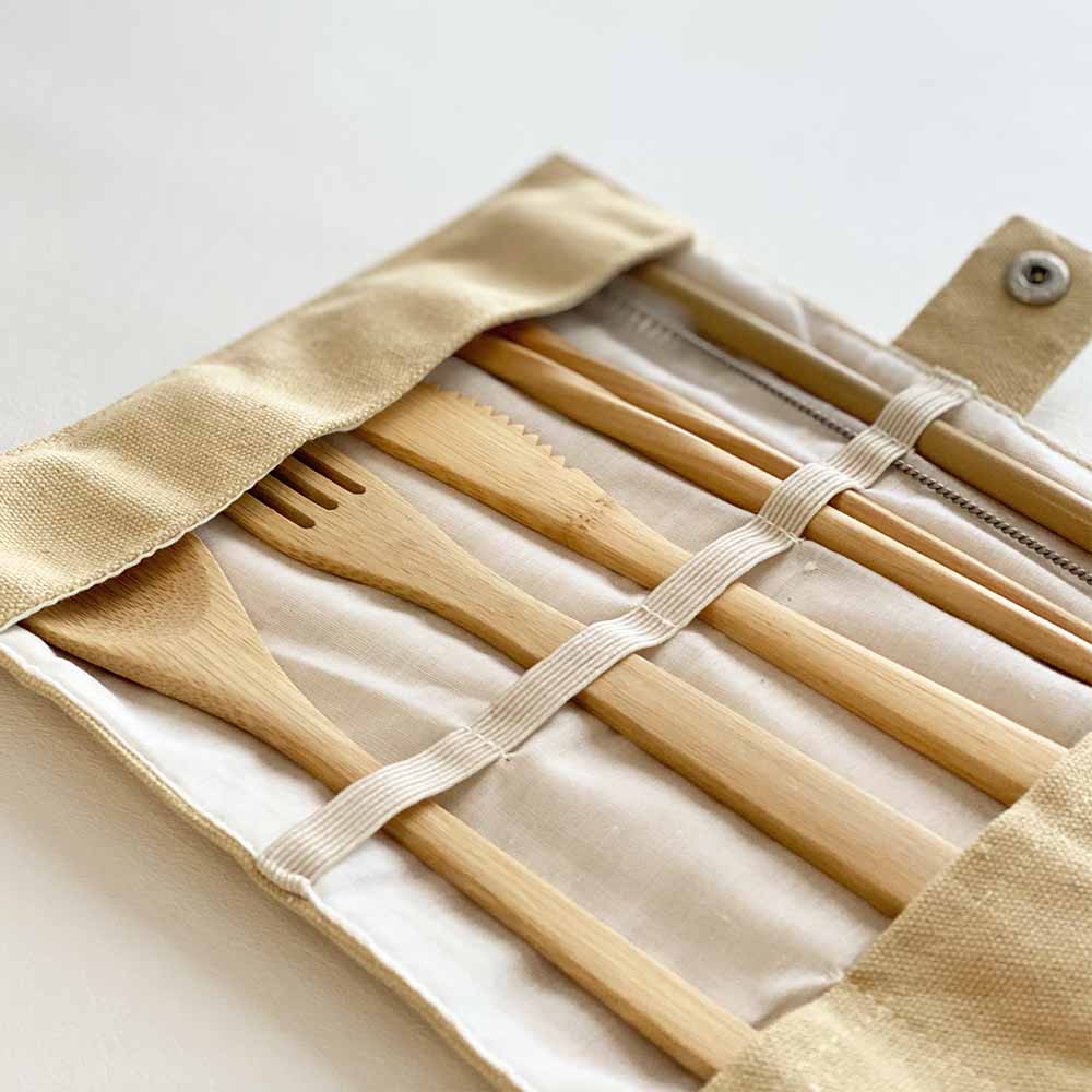 Portable Bamboo Utensil Set