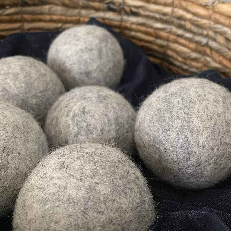 Natural Wool Dryer Balls - Mixed