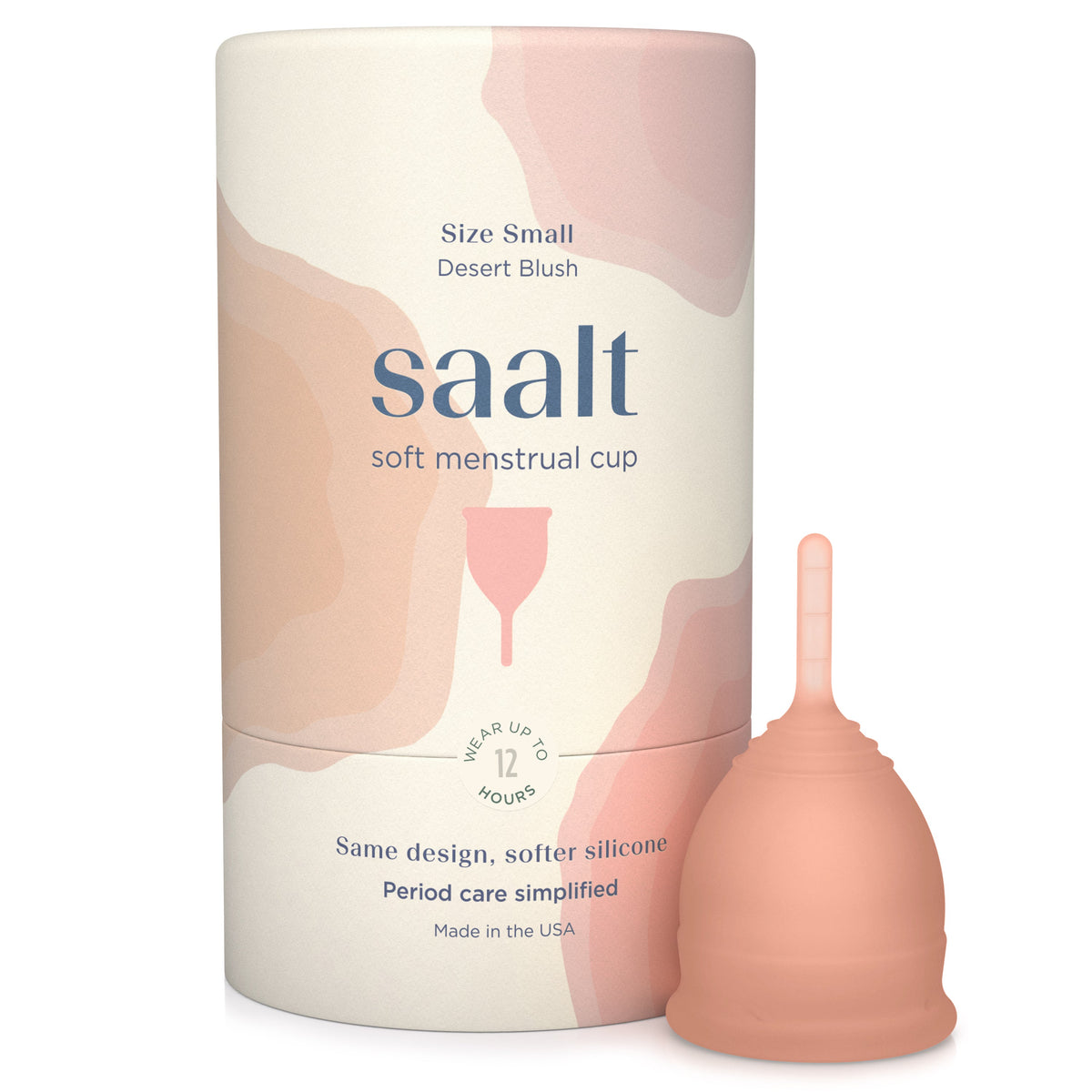 Saalt Soft Menstrual Cup - Desert Blush