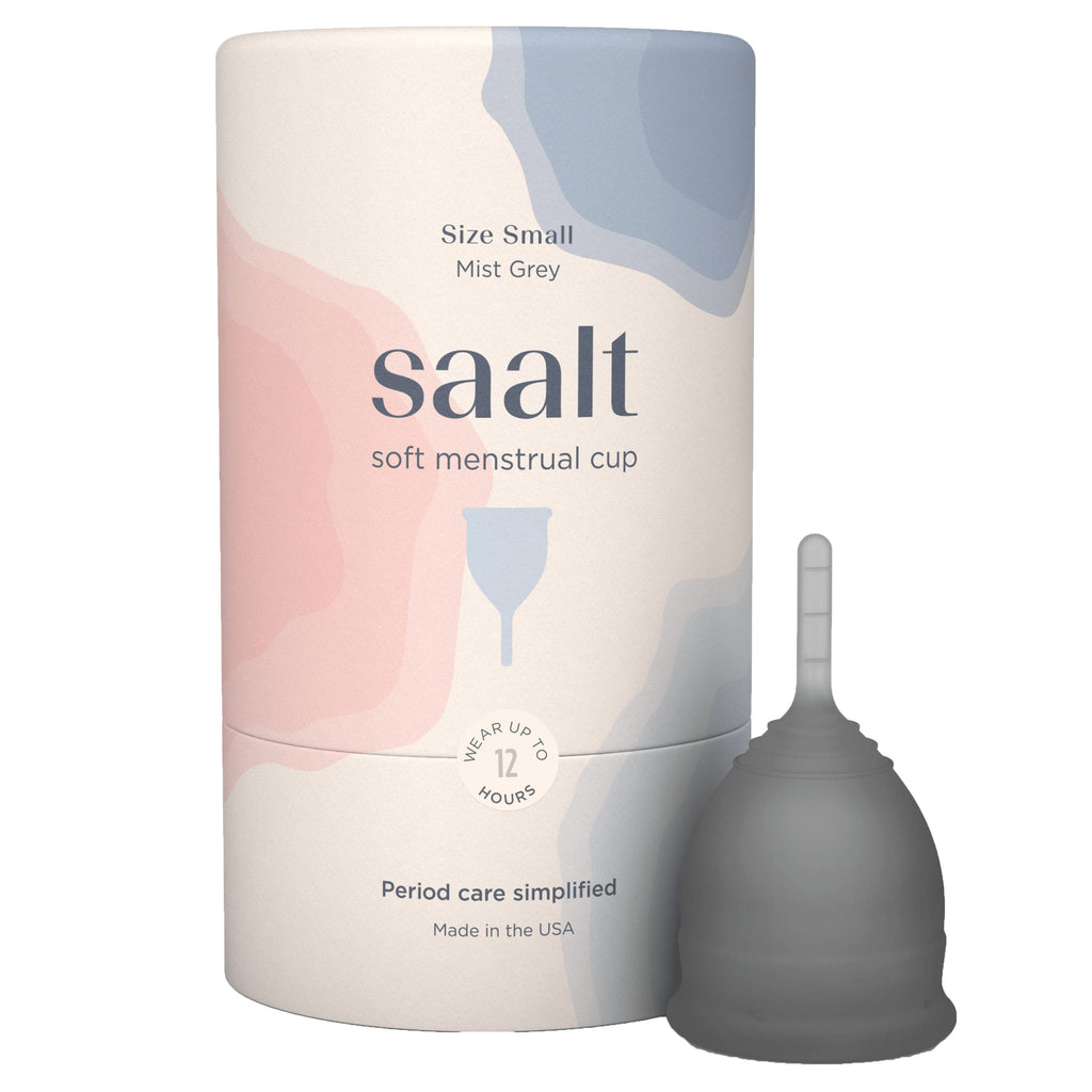 Saalt Soft Menstrual Cup - Mist Grey