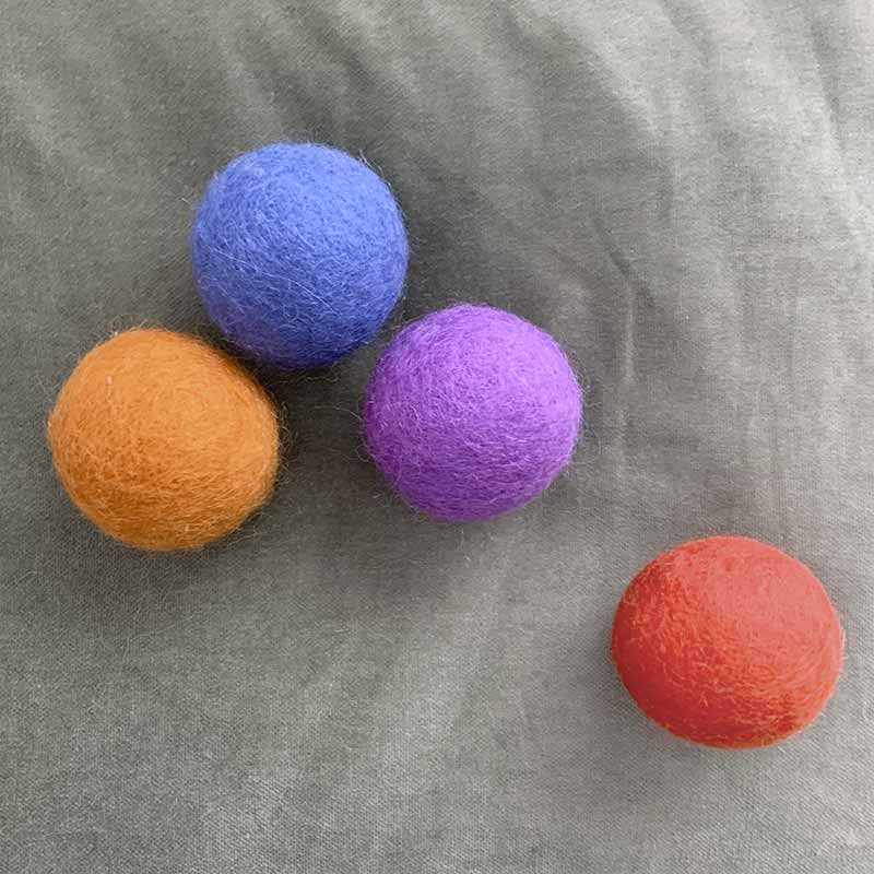 Natural Wool Cat Toys
