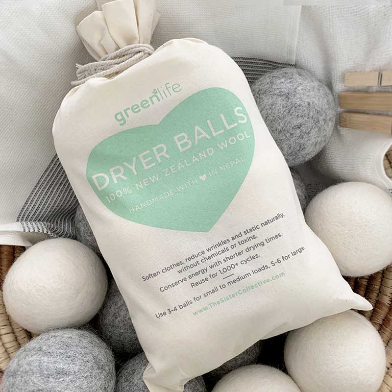 Natural Wool Dryer Balls - Mixed