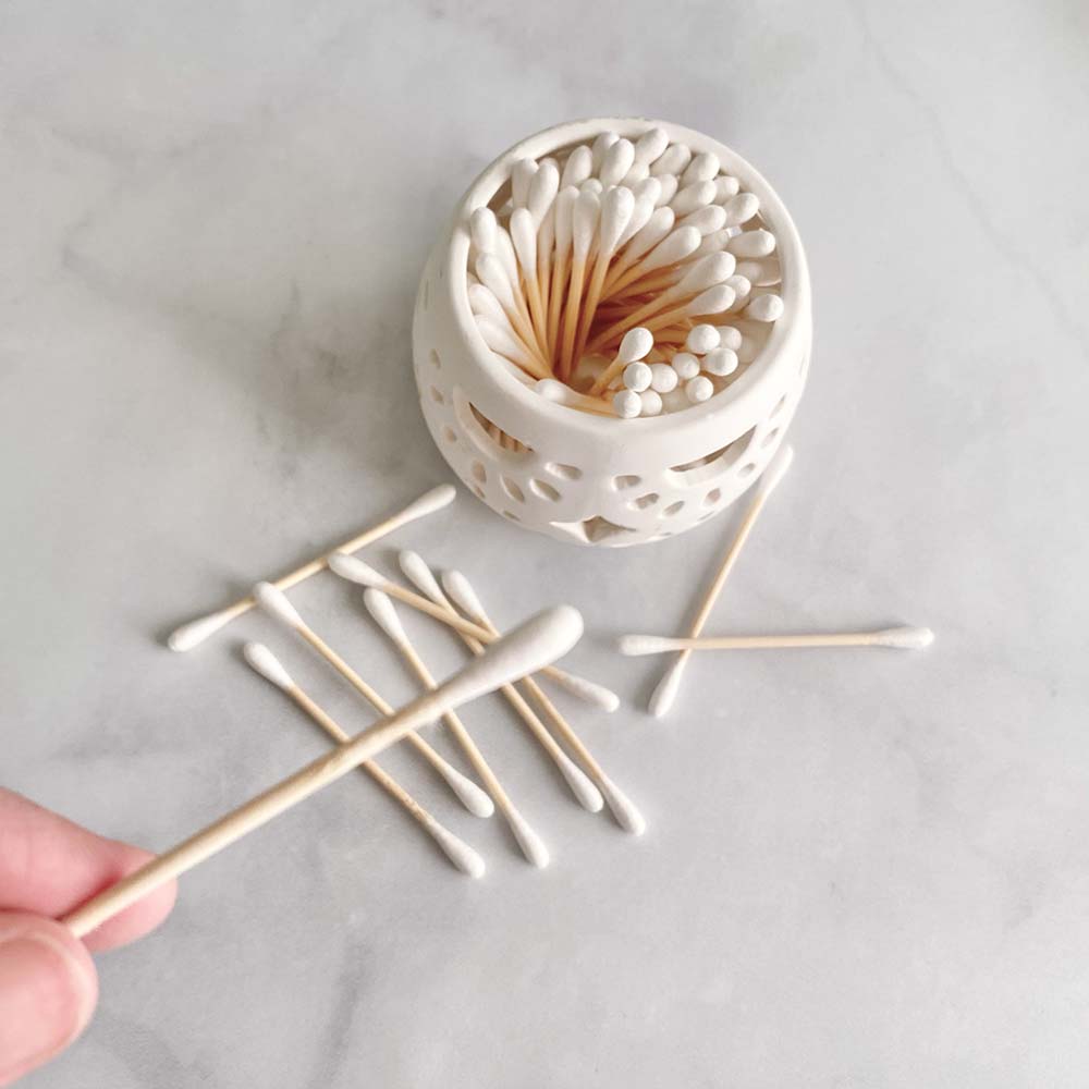 Plastic-free Bamboo Cotton Swabs