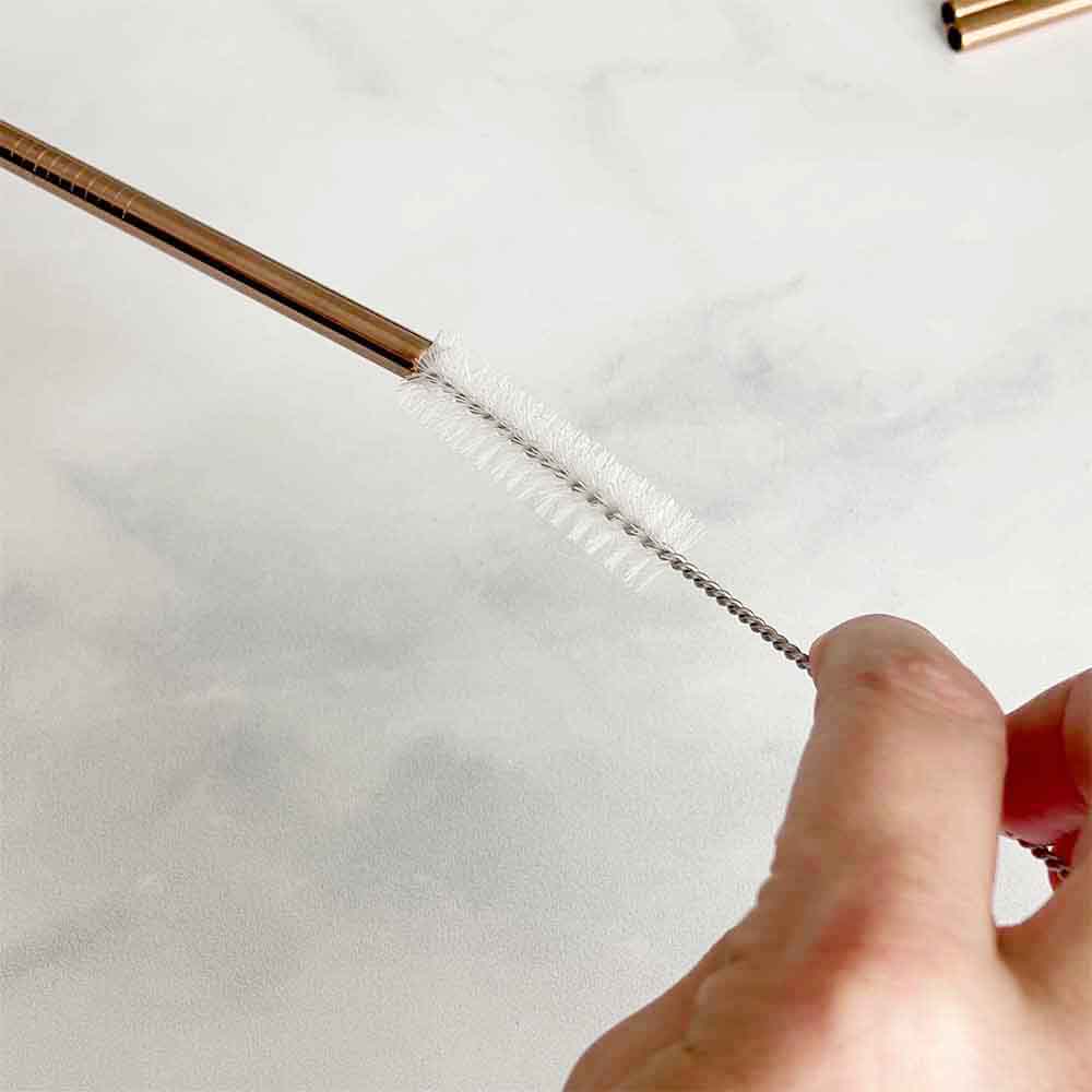 Rose Gold Straws