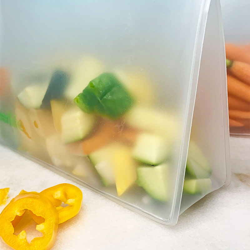 Stand-up Reusable Food Storage Bags