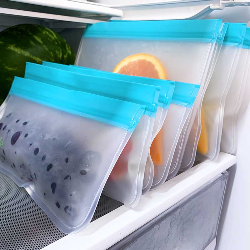 Essentials Bundle of Reusable Food Storage Bags (Set of 8)