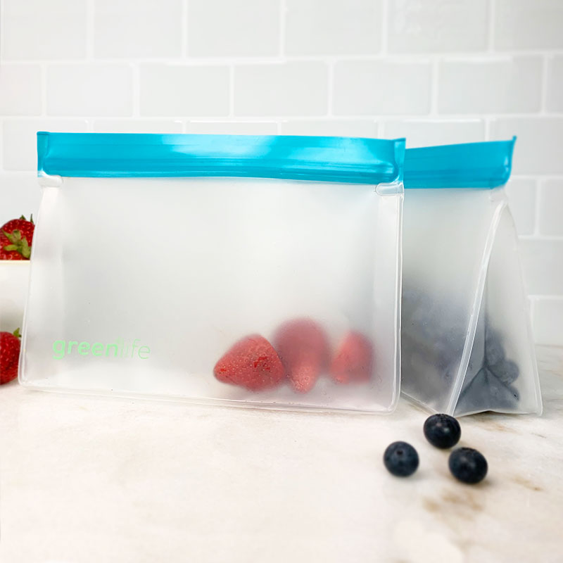 Stand-up Reusable Food Storage Bags