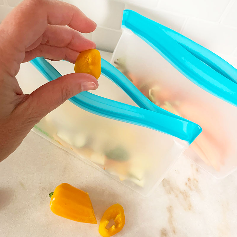 Stand-up Reusable Food Storage Bags