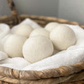Natural Wool Dryer Balls - White